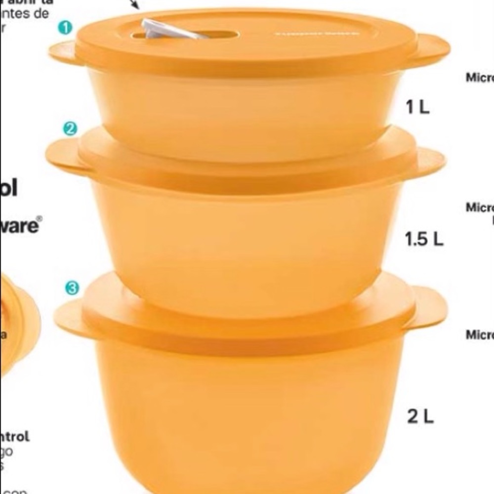 Tupperware CrystalWave PLUS Set of 3